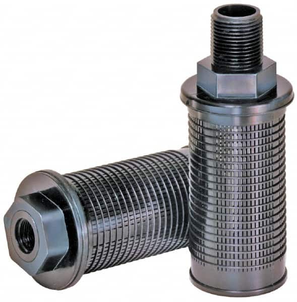 Flow Ezy Filters NYL3-3/4NIP-30 30 Mesh, 11 LPM, 3 GPM, 2-1/4" Diam, Male Suction Strainer without Bypass 