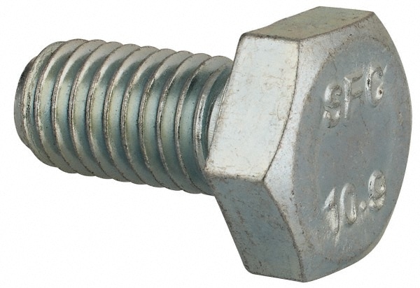 Value Collection 460064PR Hex Head Cap Screw: M10 x 1.50 x 20 mm, Grade 10.9 Steel, Zinc-Plated Image