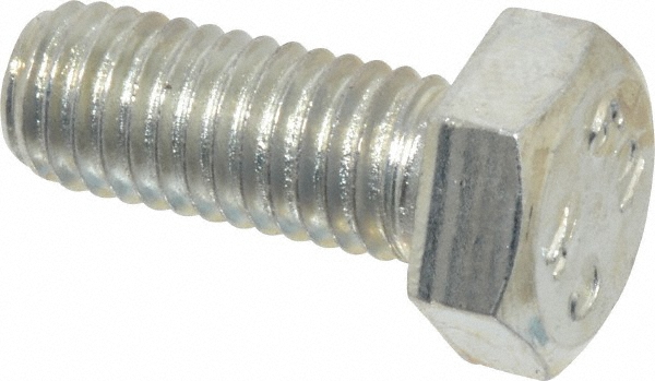 Value Collection 460034PR Hex Head Cap Screw: M8 x 1.25 x 20 mm, Grade 10.9 Steel, Zinc-Plated Image