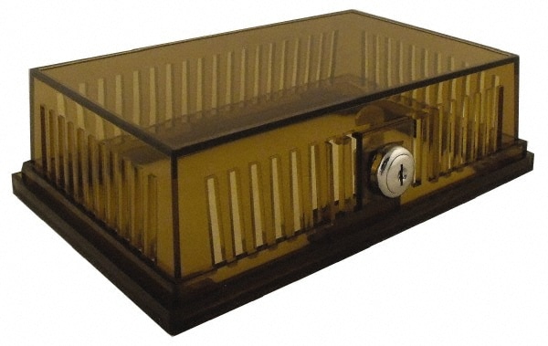Thermostat Accessories; Accessory Type: Plastic Dual Base Thermostat Guard ; For Use With: Most Thermostats ; Inside Depth: 2-1/8 (Inch); Inside Height: 4-1/4 (Inch); Inside Width: 7-5/8 (Inch); Color: Beige