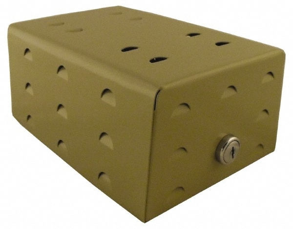 Thermostat Accessories; Accessory Type: Metal Cover w/Solid Plastic Base ; For Use With: Most Thermostats ; Outside Depth: 4 ; Inside Depth: 3-1/2 (Inch); Inside Height: 8-1/4 (Inch); Inside Width: 5-3/8 (Inch)