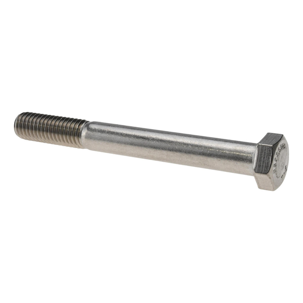 Value Collection R92412603 Hex Head Cap Screw: 1/2-13 x 4-1/2", Grade 316 Stainless Steel, Uncoated Image