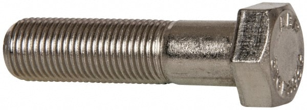 Value Collection R92412321 Hex Head Cap Screw: 1/2-20 x 2", Grade 316 Stainless Steel, Uncoated Image