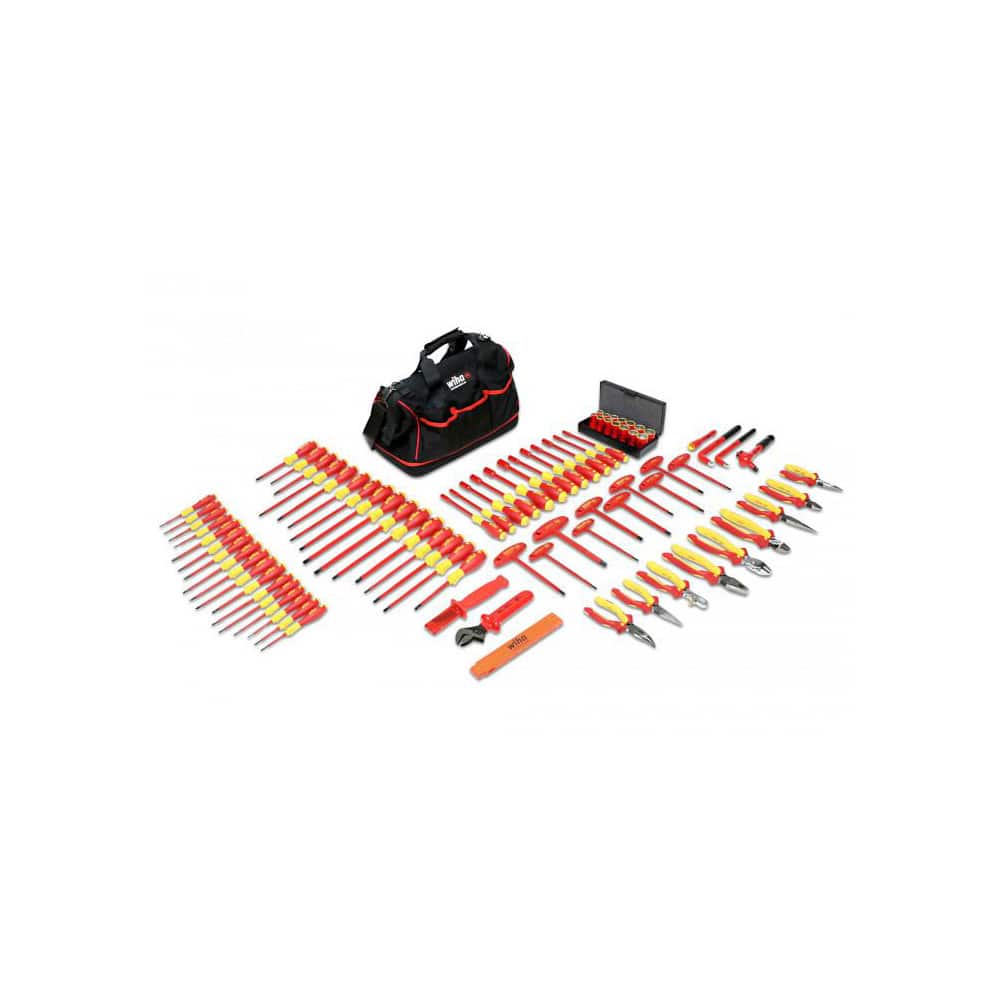 Combination Hand Tool Set: 80 Pc, Insulated Tool Set