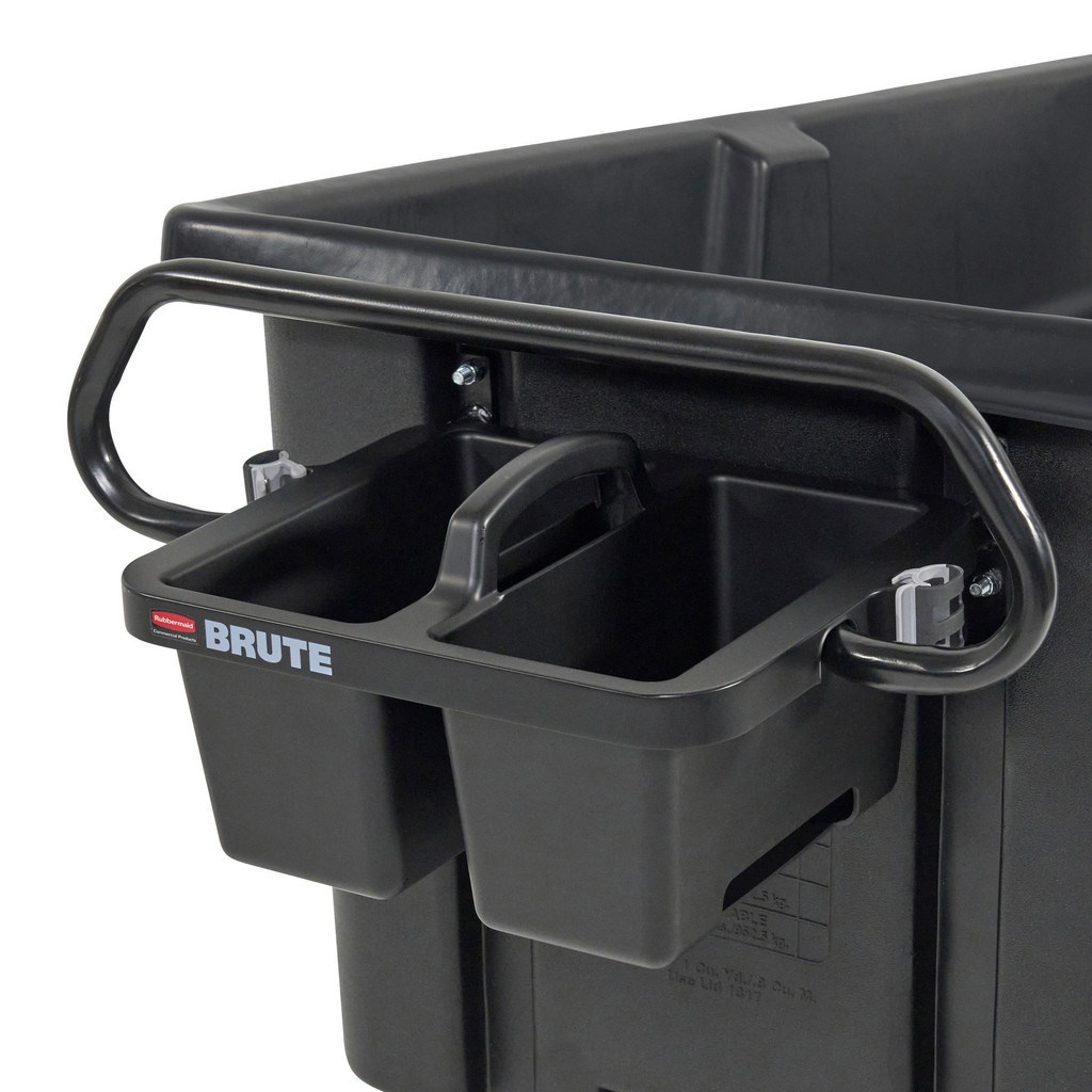 Rubbermaid | BRUTE® Hopper & Basket Truck Accessories: Accessory Type: Caddy; Material: Polyethylene; Color: Black | Part #2221459