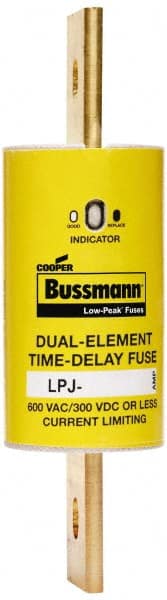 Cooper Bussmann LPJ-150SPI Cartridge Time Delay Fuse: J, 150 A, 5-3/4" OAL 