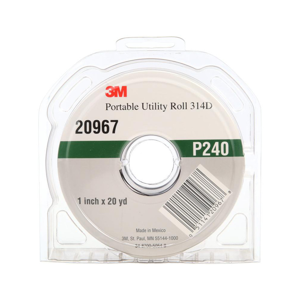 3M - Shop Roll: 240 Grit, Aluminum Oxide | MSC Direct