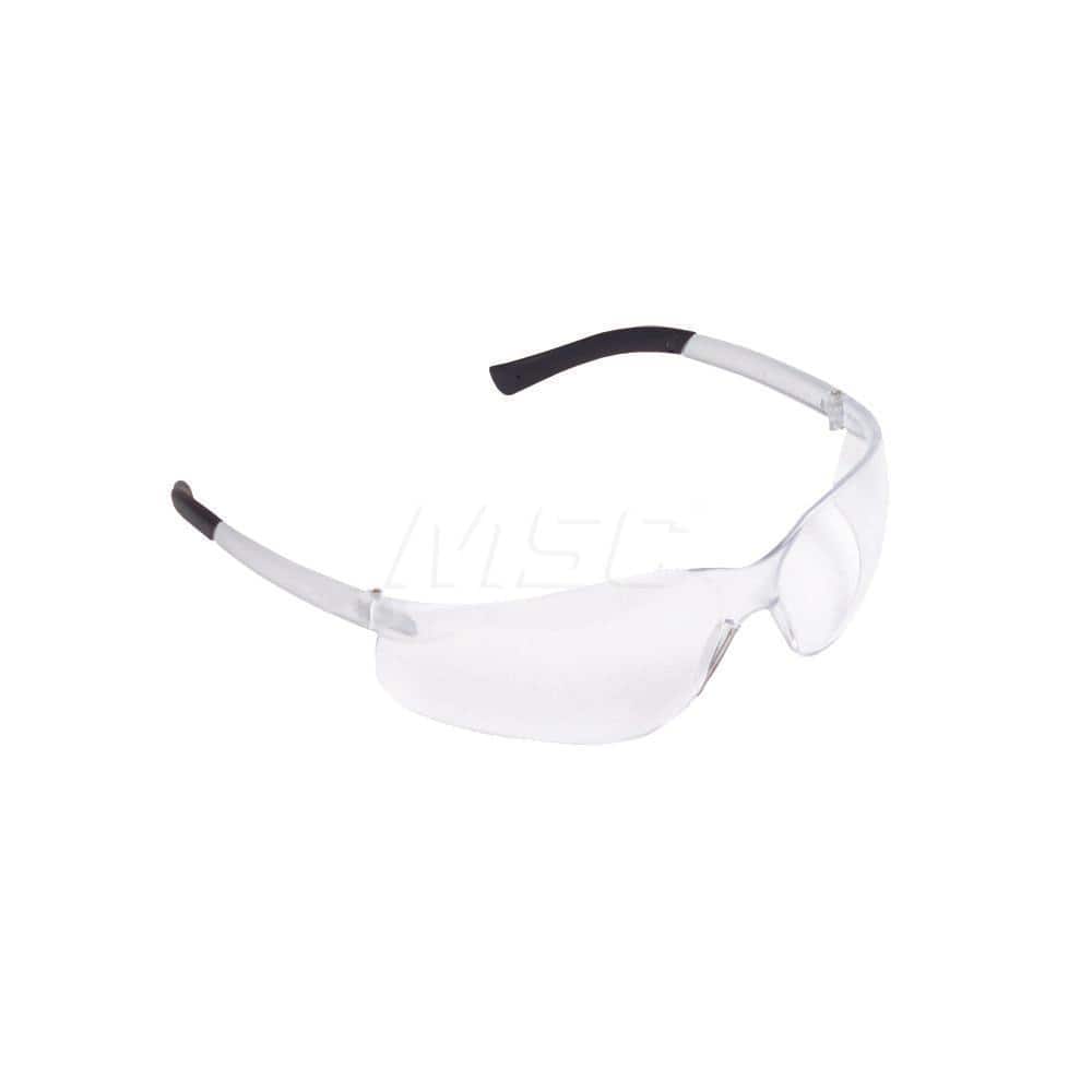 Safety Glass: Scratch-Resistant, Polycarbonate, Clear Lenses, Full-Framed