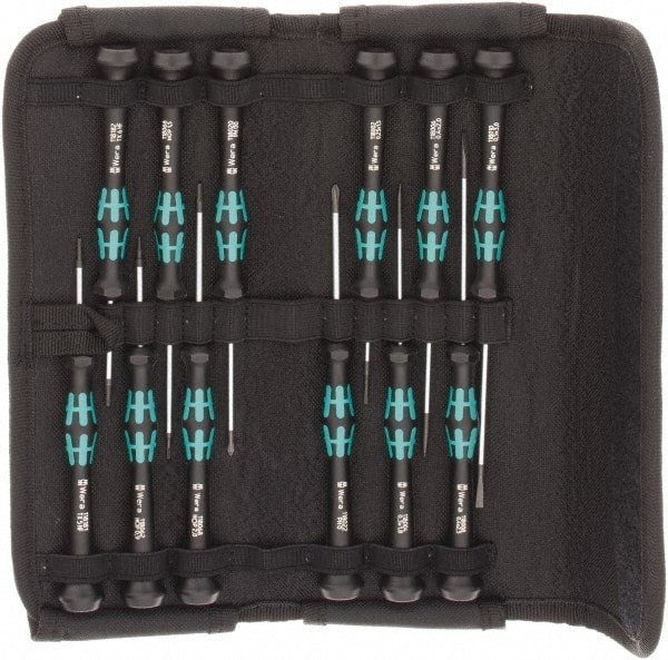 Screwdriver Set: 12 Pc, Hex, Phillips, Slotted & Torx
