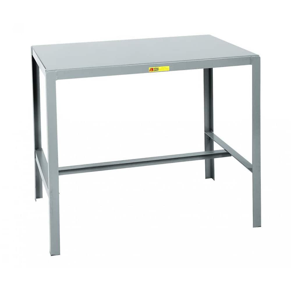 Little Giant. MT1-2448-24 Heavy-Duty Machine Table: Steel, Gray 