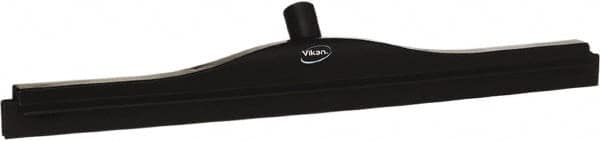 Vikan 77149 Squeegee: 24" Blade Width, Rubber Blade, Threaded Handle Connection 