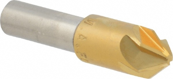 M.A. Ford. 79T050002 1/2" Head Diam, 3/8" Shank Diam, 6 Flute 82° High Speed Steel Countersink Image