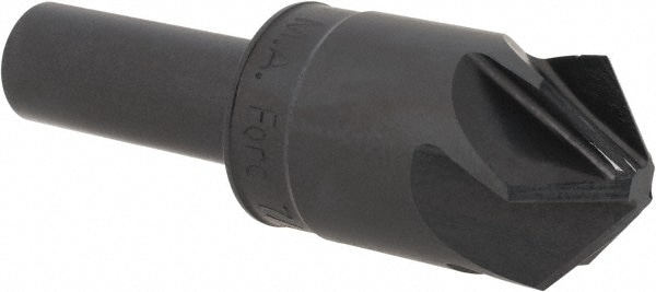 M.A. Ford. 79087504 7/8" Head Diam, 1/2" Shank Diam, 6 Flute 100° High Speed Steel Countersink Image