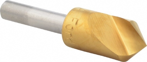 M.A. Ford. 61T050003 1/2" Head Diam, 1/4" Shank Diam, 1 Flute 90° High Speed Steel Countersink Image