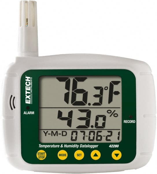 Extech 42280 -4 to 144°F, 0 to 100% Humidity Range, Temp Recorder 