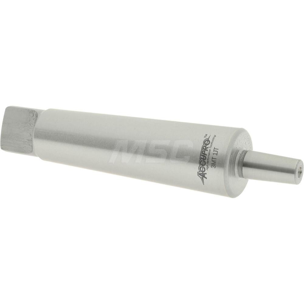 Taper Drill Chuck Arbor: JT1 Mount Taper, 3MT Shank Taper