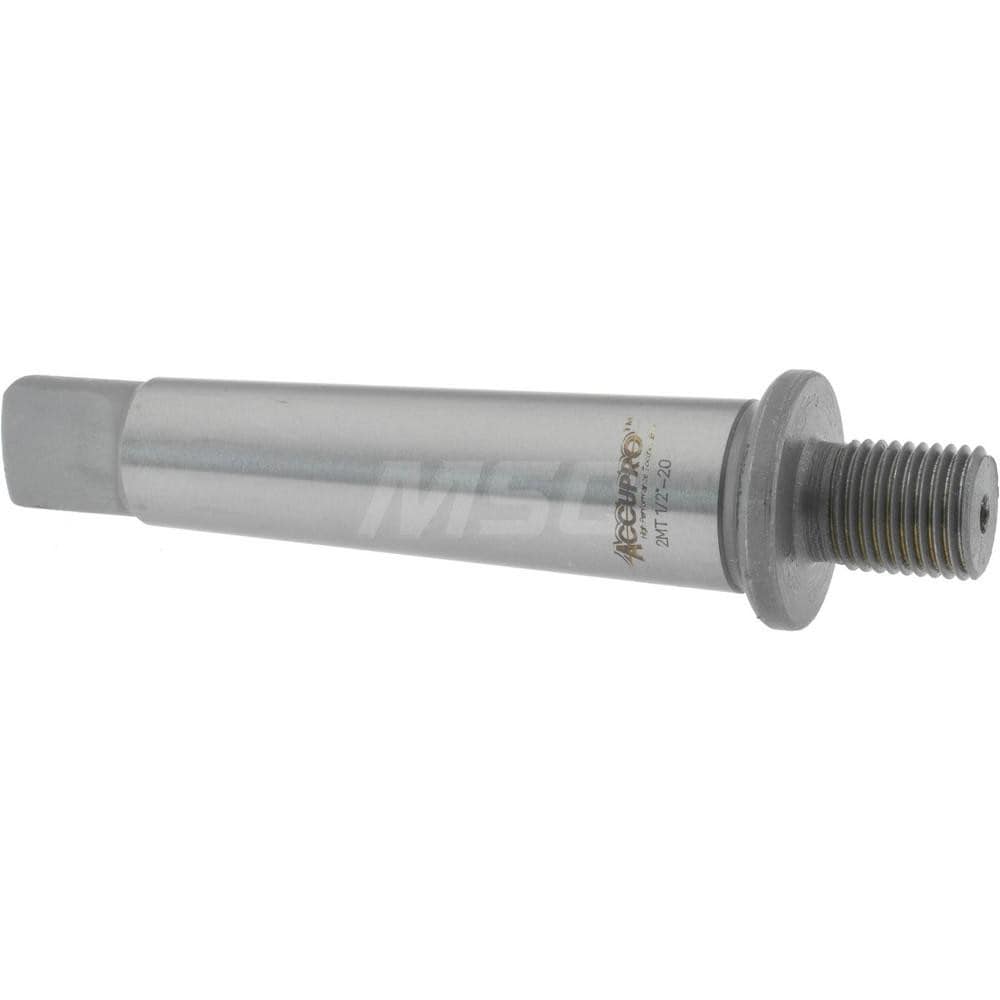 Accupro EMT212000 Threaded Drill Chuck Arbor: 1/2-20 Threaded Mount, 2MT Shank Taper 