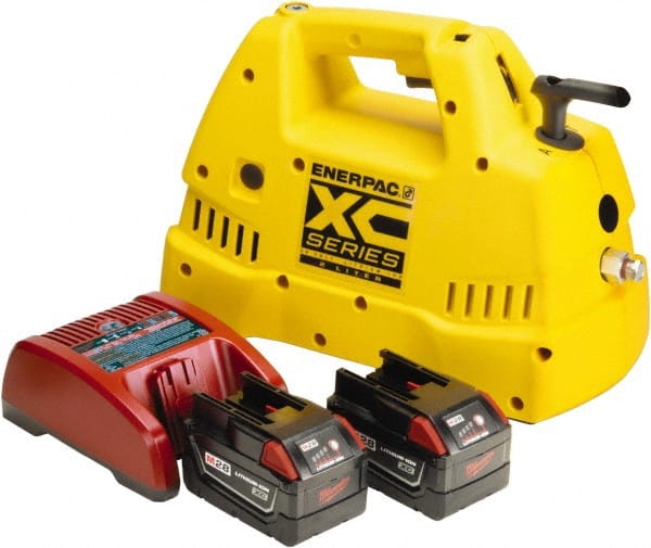 Enerpac XC1202MB Electric Hydraulic Pump: 3-Way & 2 Position Valve 
