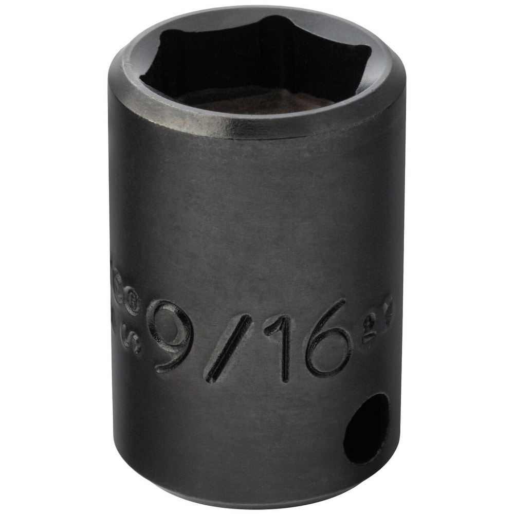 Power Socket: 3/8" Drive, 9/16" Hex