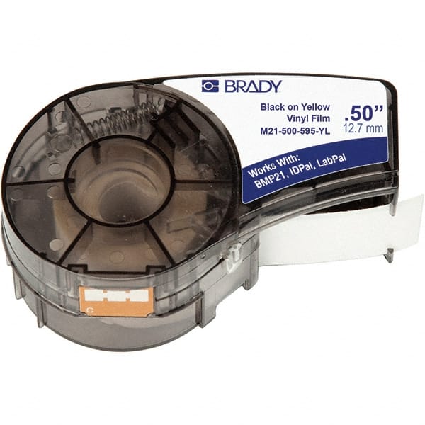 Brady B30C-1125-595-YL BBP31 Indoor/Outdoor Vinyl Tape - Yellow