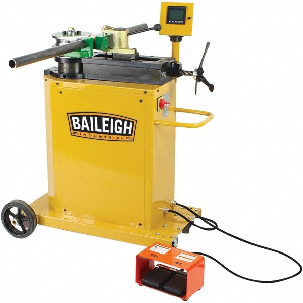 Pipe Bending Machines; Machine Type: Bender ; Power Type: Electric ; Maximum Bending Angle: 180 ; Maximum Bending Angle: 1800 ; Maximum Bend Radius: 9in ; Maximum Pipe Size Capacity: 2 (Schedule 40) in; 60.33 mm