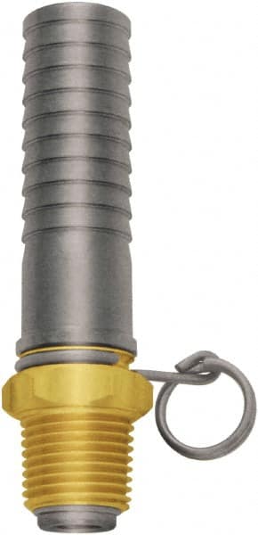 Sani-Lav N22 Barbed Hose Fitting: 1/2" x 5/8" ID Hose, Male Connector 