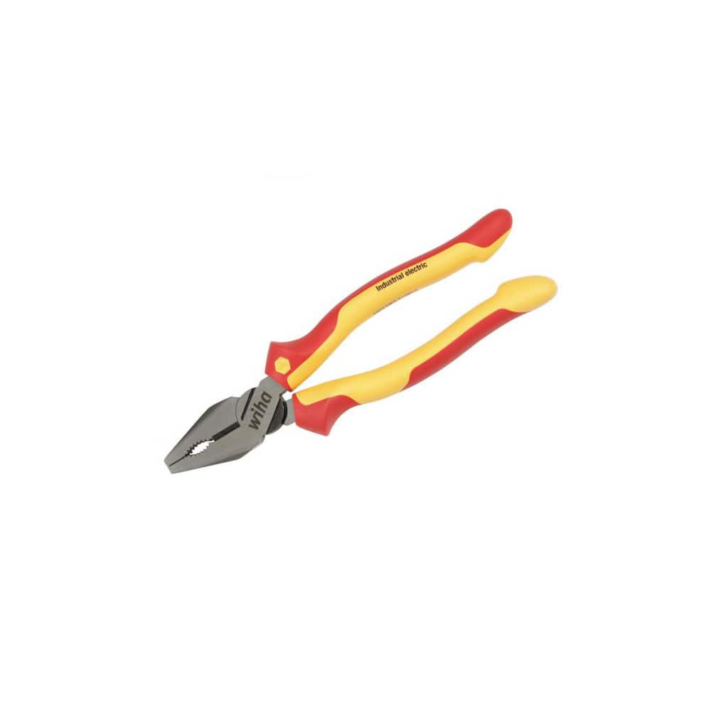 8" OAL, 1-13/16" Jaw Length, 1-5/32" Jaw Width, Insulated Slip Joint Pliers