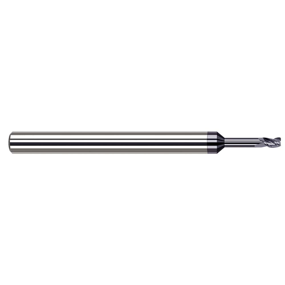 Harvey Tool 910216-C6 Corner Radius End Mill: 1/4" Dia, 3/8" LOC, 0.03" Radius, 4 Flutes, Solid Carbide Image