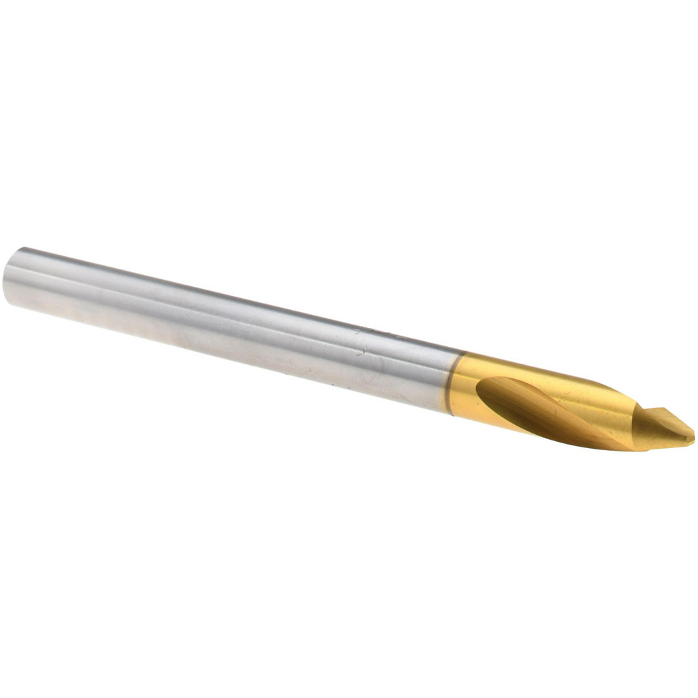 Spotting Drill: 6 mm Dia, 60 ° Point, 72 mm OAL, High Speed Steel