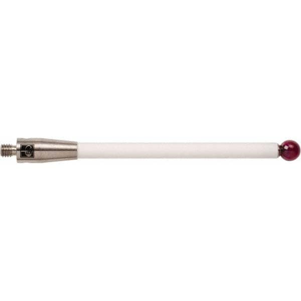 Renishaw A-5003-2764 CMM Ball Stylus: 0.24" Ball Dia, M4 Thread, 2.96" OAL 