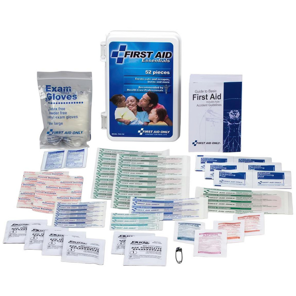 First Aid Only - PLASTIC CASE 52/PK PERSONAL FIRST AID KIT | MSC Direct