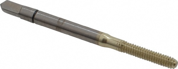 Thread Forming Tap: #4-40 UNC, 2B Class of Fit, Bottoming, Powdered Metal  High Speed Steel, Bal-Plus Coated