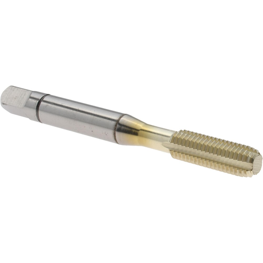 Thread Forming Tap: 1/4-28 UNF, 2B Class of Fit, Bottoming, Powdered Metal High Speed Steel, Bal-Plus Coated