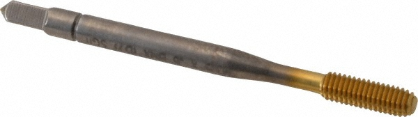 M6 x 1 D5 3 Flute Spiral Point Plug Tap P-HSS TiCN Coated For Steels