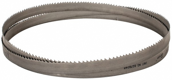 Welded Bandsaw Blade: 12' Long x 1" Wide x 3 to 4 TPI - Bi-Metal, Ground, Toothed & Variable Edge, Variable Pitch