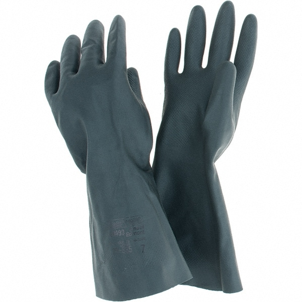 Chemical Resistant Gloves Heavy Duty Industrial Rubber Gloves