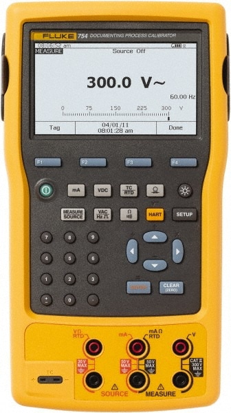 Fluke FLUKE-754 100 mA Measure, 22 mA Source, 10,000 Ohm, 50 kHz Calibrator Image