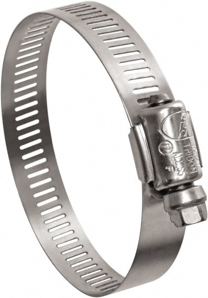 IDEAL TRIDON 6716550 Worm Gear Clamp: SAE 16, 11/16 to 1-1/2" Dia, Stainless Steel Band 