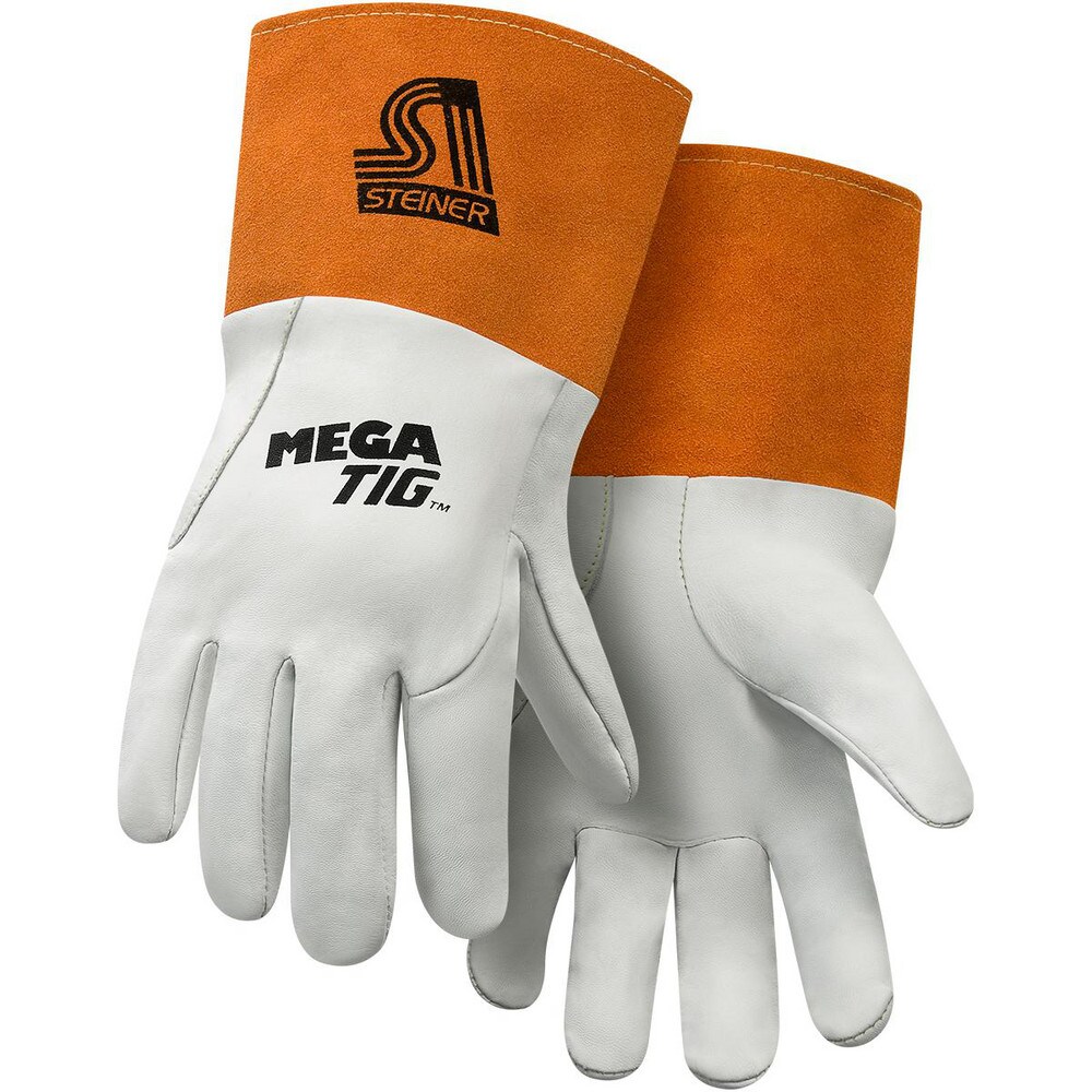 Welding Gloves: Size 2X-Large, Kidskin Leather, TIG Welding Application