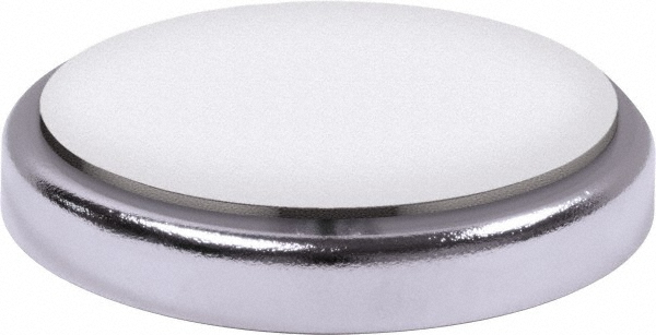 Mag-Mate 38 Lb Max Pull Force, 5/16" Overall Height, 2-1/32" Dia, Ceramic Cup Magnet - Magnetic Style, Chrome Plated | Part #MX2000ADH