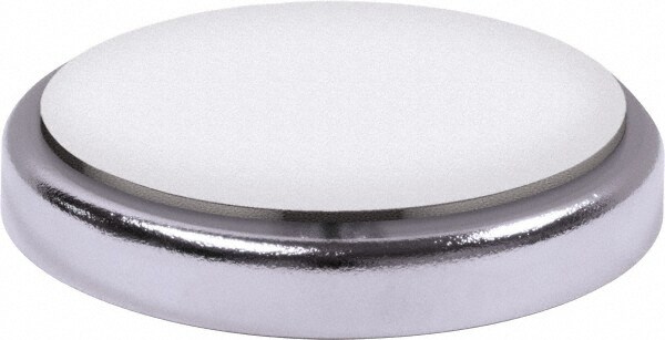 38 Lb Max Pull Force, 5/16" Overall Height, 2-1/32" Diam, Ceramic Cup Magnet