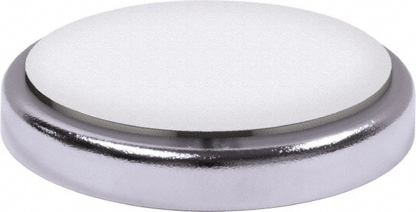 22 Lb Max Pull Force, 9/32" Overall Height, 1-13/32" Diam, Ceramic Cup Magnet