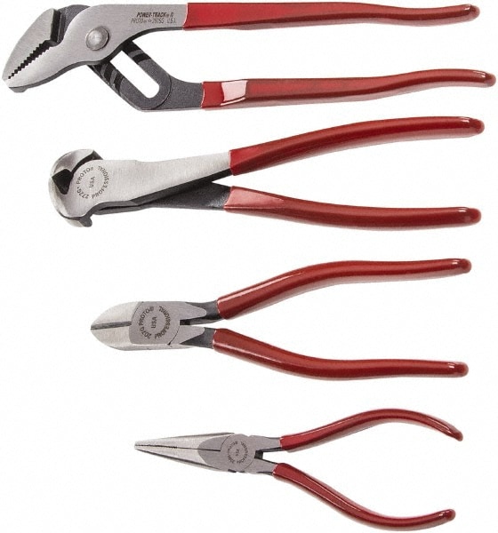 PROTO J226GS Plier Set: 4 Pc, Assortment 