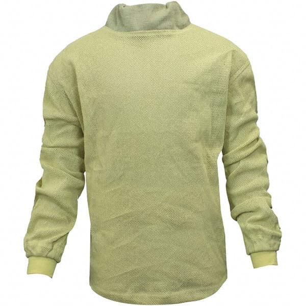 National Safety Apparel - Size L Yellow Cut Resistant Long Sleeve T ...