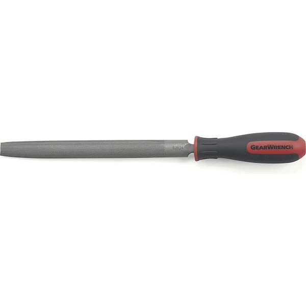 GEARWRENCH AmericanPattern File Half Round, Single MSC Industrial