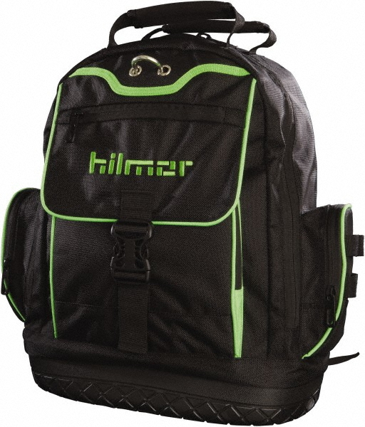 Hilmor 19 Pocket Black Synthetic Backpack Tool Bag 92772607 MSC