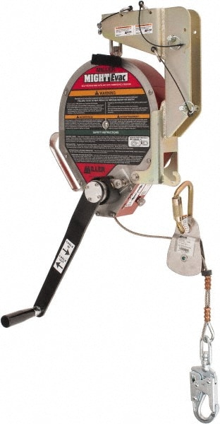 Miller MR50SB-Z7/50FT Self-Retracting Lifeline: 310 lb Capacity, Steel Twist-Lock Carabiner Image