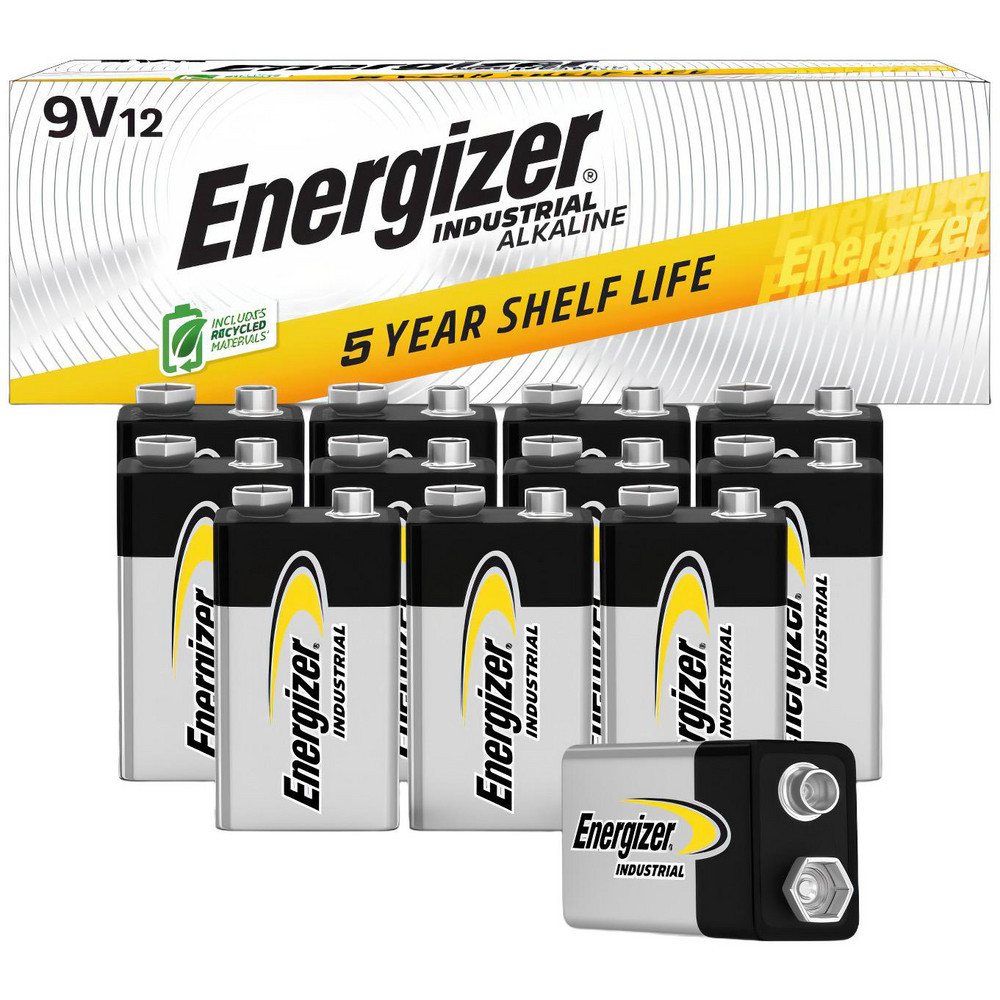 Energizer® - Standard Battery: Size 9V, Alkaline | MSC Direct