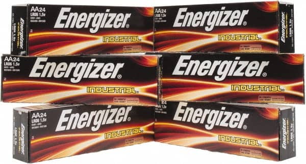 Energizer. EN91-CS 144 Qty 1 Pack Size AA, Alkaline, 144 Pack, Standard Battery 