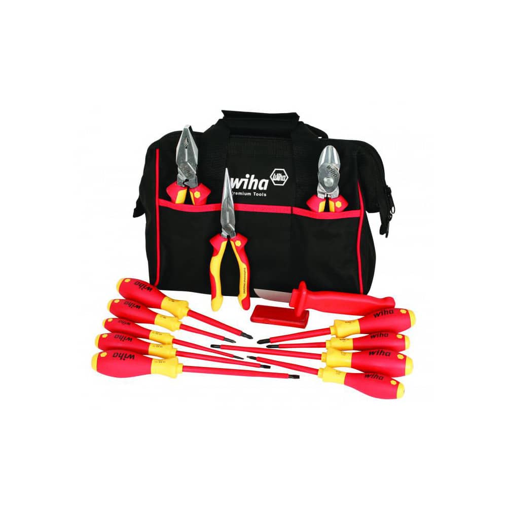 Combination Hand Tool Set: 12 Pc, Insulated Tool Set